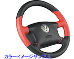 ISOTTA �X�e�A�����O�J�o�[ BK/Red for VW GOLF3 / POLO 6N1