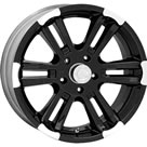 American Racing Crush Black (Series 329) 1-Piece Painted Machined Alloy Wheel for 2007 Jeep Wrangler JK & Unlimited