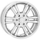 American Racing Crush Chrome (Series 629) 1-Piece Chrome Plated Alloy Wheel for 2007 Jeep Wrangler & Wrangler Unlimited JK
